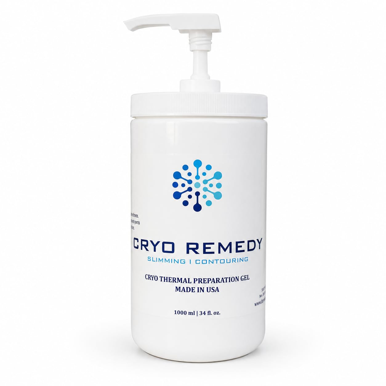 Cryo Conductive Thermal Gel with Hyaluronic Acid – 32oz | Professional RF, EMS, Slimming, Cellulite & Laser Hair Removal Gel for Spa & Clinic Use