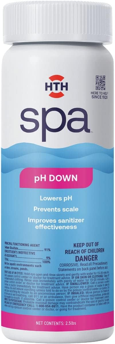 HTH Spa 86132R, pH Down, 2.5 lbs