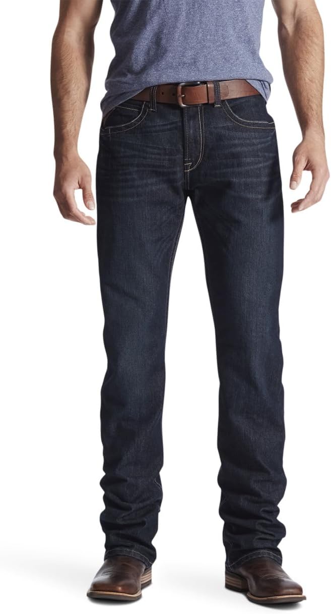 Ariat Men's Rebar M4 Low Rise DuraStretch Edge Boot Cut Jean