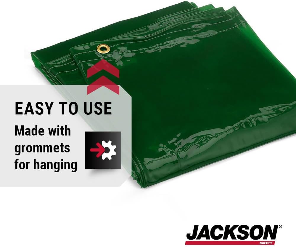 Jackson Safety Transparent Welding Curtain for Sparks & Spatter - NFPA 701