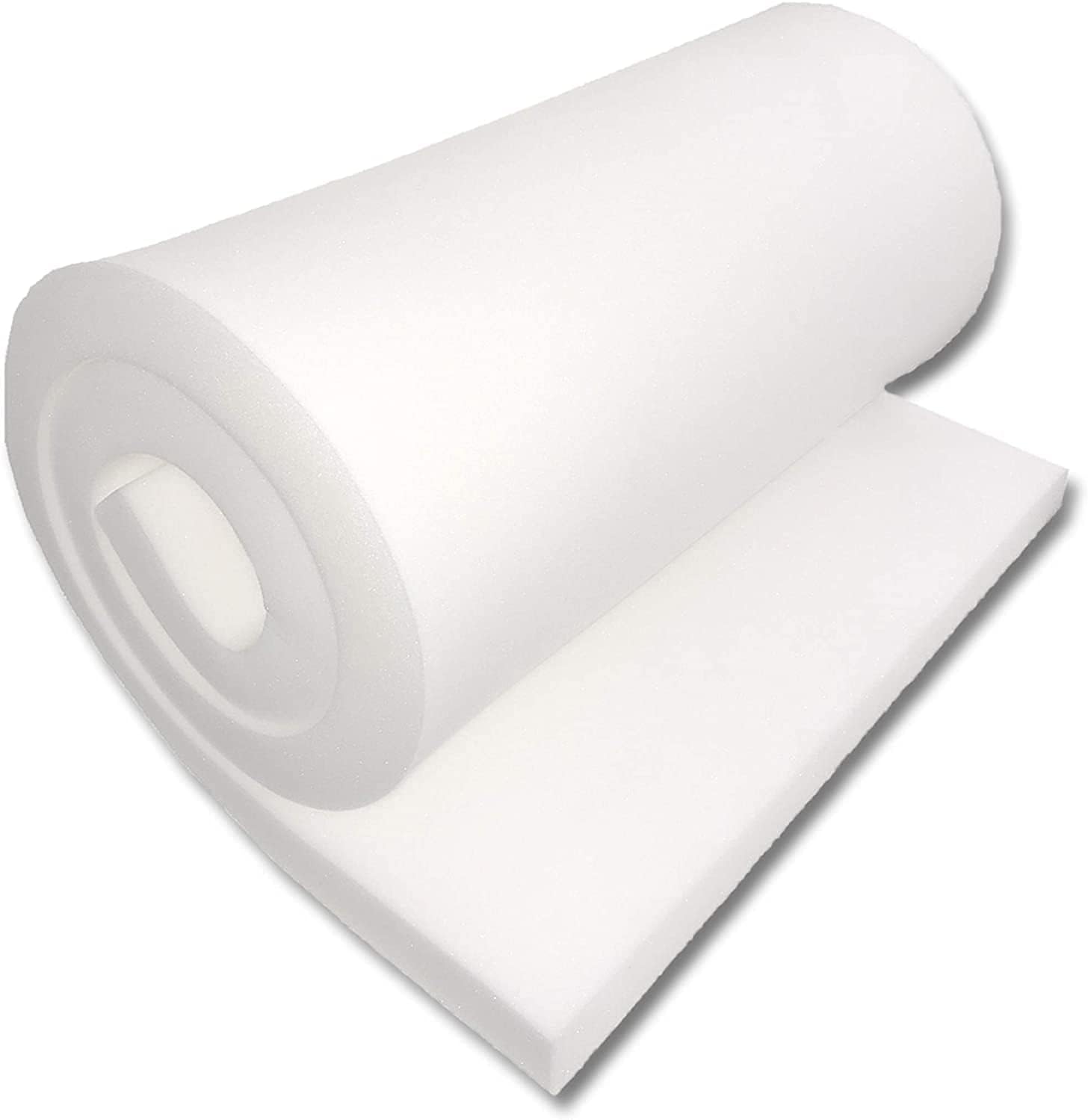 FoamTouch (2 Pack) High Density 1x24x80 Upholstery Foam, White