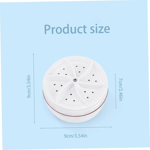 Mini Washing Machine Portable Washing Machine Portable Washer USB Turbo Washing Machine for Home Travel Camping 30W White