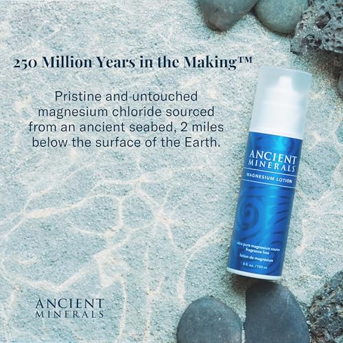 Ancient Minerals Magnesium Lotion high concentration genuine zechstein topical magnesium chloride (5oz)