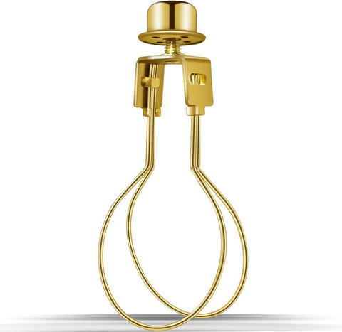 Clip on Lampshade Adapter, Shade Light Bulb Clip Adapter(1 Pcs, Gold)