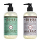 Mrs. Meyer's Basil + Lavender Liquid Hand Soap Variety Pack, 12.5 oz.