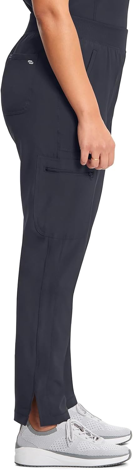 Cherokee Infinity Women's Scrub Pant Mid Rise Tapered Leg Scrubs Bottoms