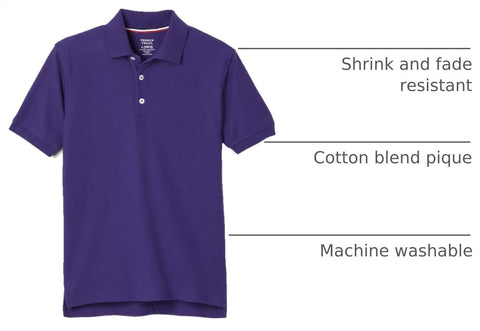 French Toast Kids' Pique Polo (Standard & Husky)