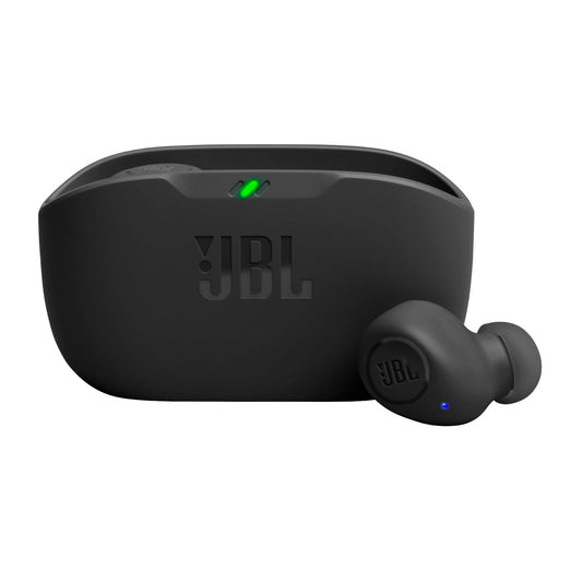 JBL Vibe Buds - True Wireless Earbuds, Smart Ambient, VoiceAware, Up to 32 total hours of battery life with speed charging, Water and dust resistant, JBL Deep Bass Sound (Black)