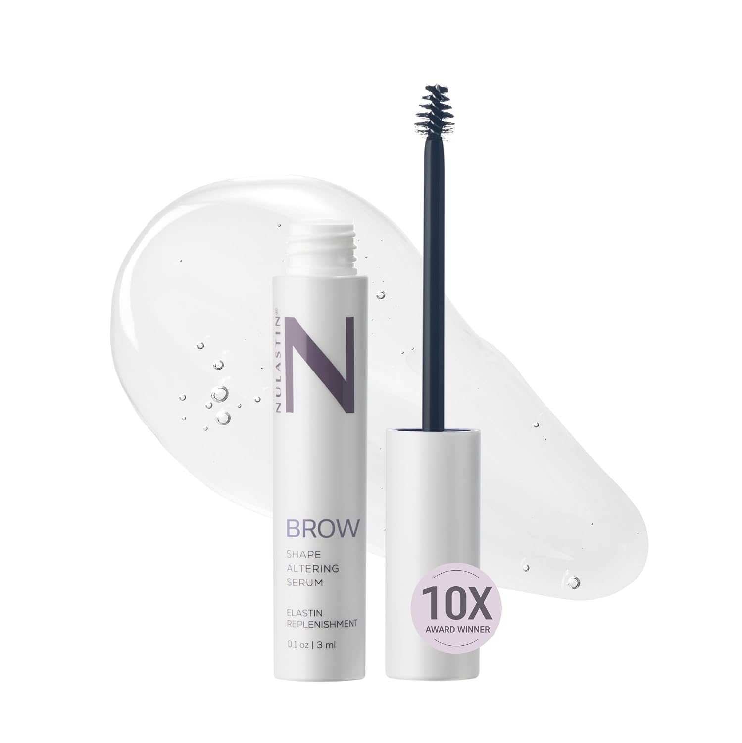 NULASTIN Shape Altering Eyebrow Serum, Brow Thickening & Enhancing, 0.1 oz