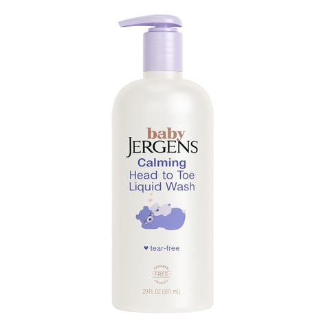 Jergens Baby Calming Head-to-Toe Liquid Baby Wash & Shampoo, 20 Fl Oz