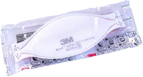 3M- Aura 1870+ Niosh Certified - Pack of 20, White