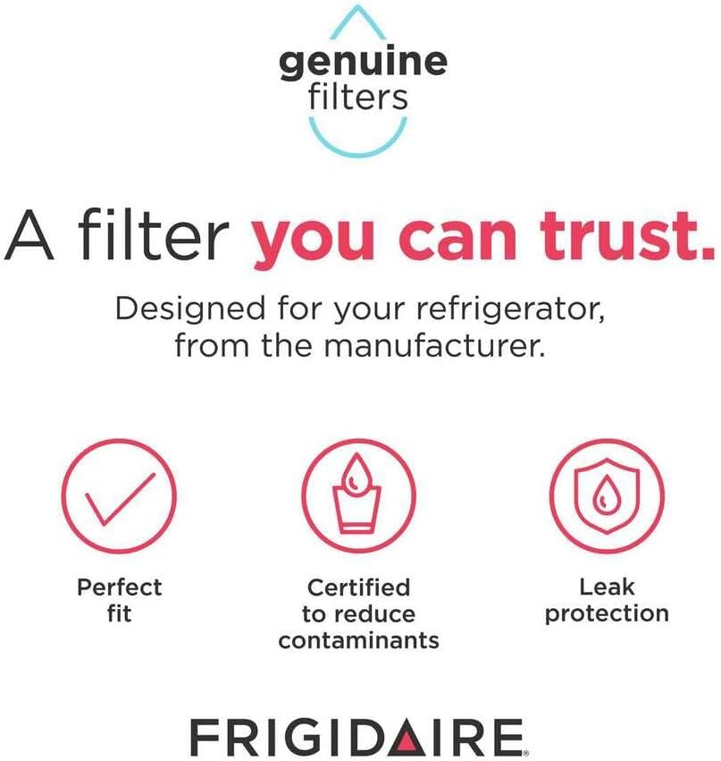 Frigidaire WF3CB Puresource3 Refrigerator Water Filter, White