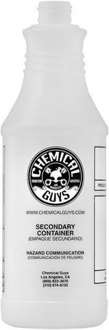 Chemical Guys Professional Spray Bottle, Chemical Resistant, 32 Oz