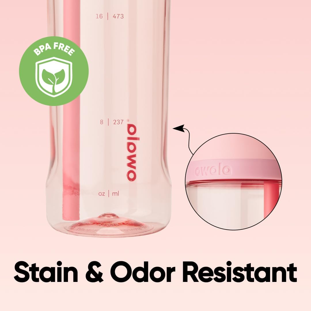 Owala FreeSip Tritan Water Bottle 25 oz Rose Quartz
