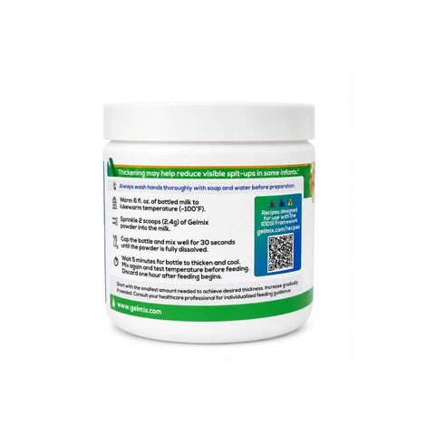 Gelmix Infant Thickener for Breast Milk & Formula, 4.4 oz Jar