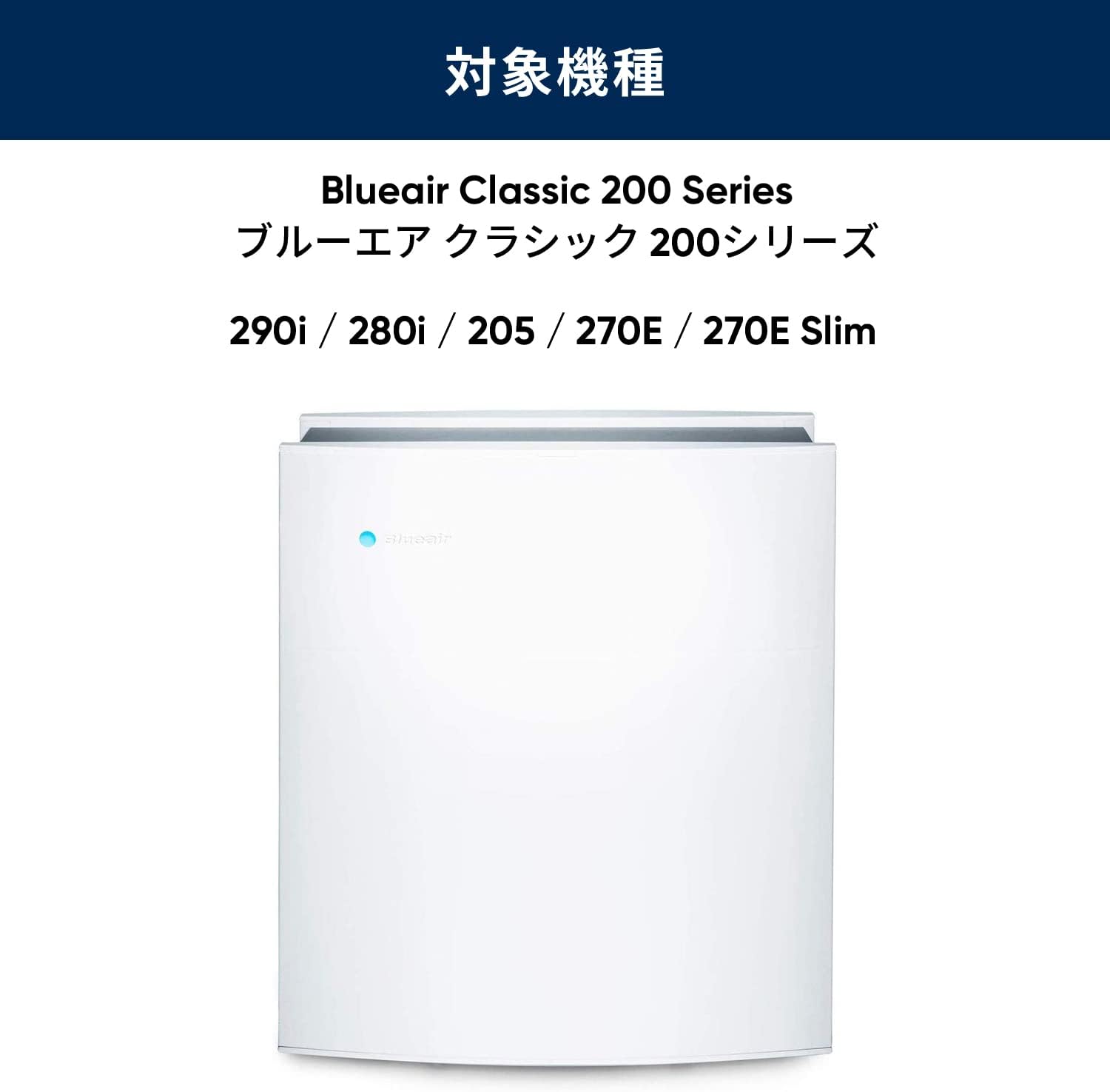 BLUEAIR Genuine Classic 200 Series Air Purifier Filter, Particle