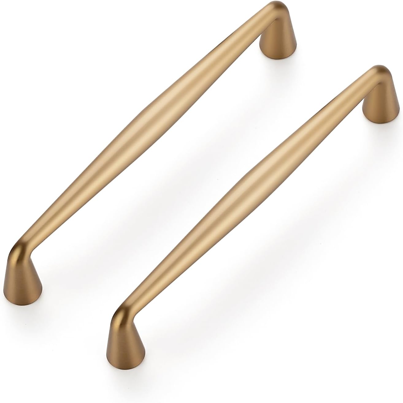 Ravinte Champagne Bronze Cabinet Handles Solid Handles,5 Inch,5 Pack