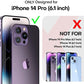 TAURI for iPhone 14 Pro Case, [5 in 1] 1X Clear Case [Not-Yellowing] with 2X Screen Protectors + 2X Camera Lens Protectors, [Military Grade Drop Protection] Slim Shockproof Case for iPhone 14 Pro