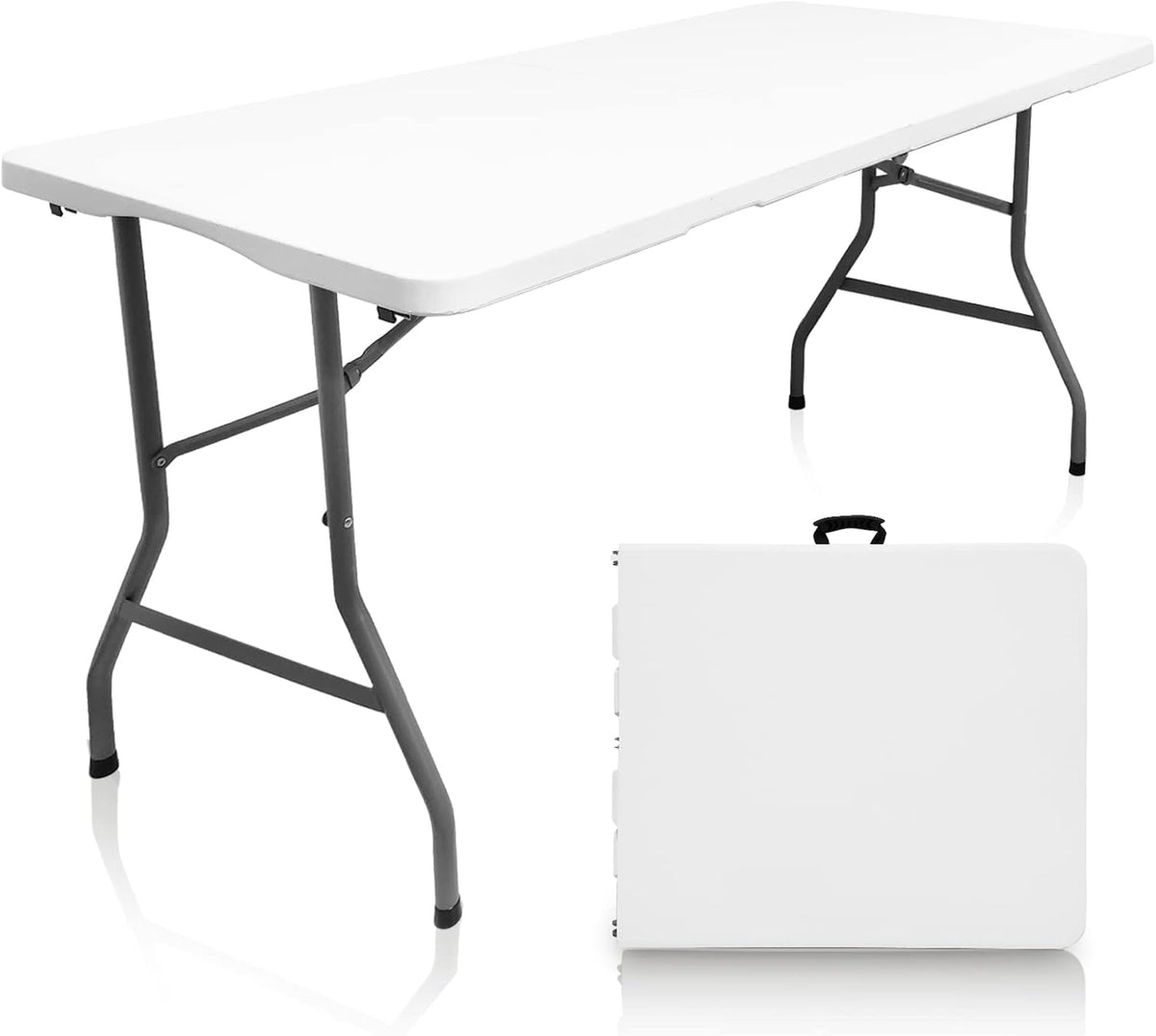 5FT Folding Table,Versatile Foldable Table,Portable