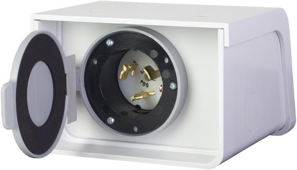 Reliance Controls Non-Metallic Power Inlet Box, Amps 50
