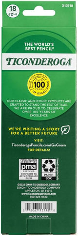 Ticonderoga Wood-Cased Pencils, Pre-Sharpened