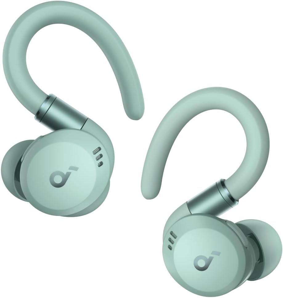 Soundcore Sport X20 by Anker Noise Cancelling Workout Earbuds, Ear Hooks