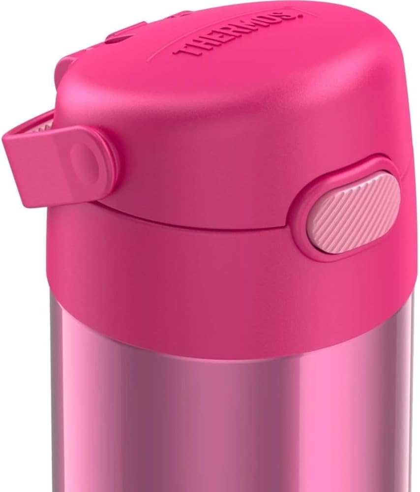 THERMOS FUNTAINER Water Bottle with Straw, 12oz, Pink