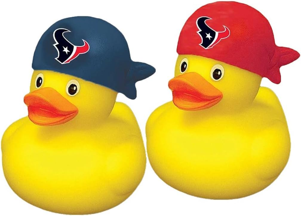 aminco NFL Team Rubber Duck Set Two Pack – Officially Licensed Collectible – Great Gift for Fans