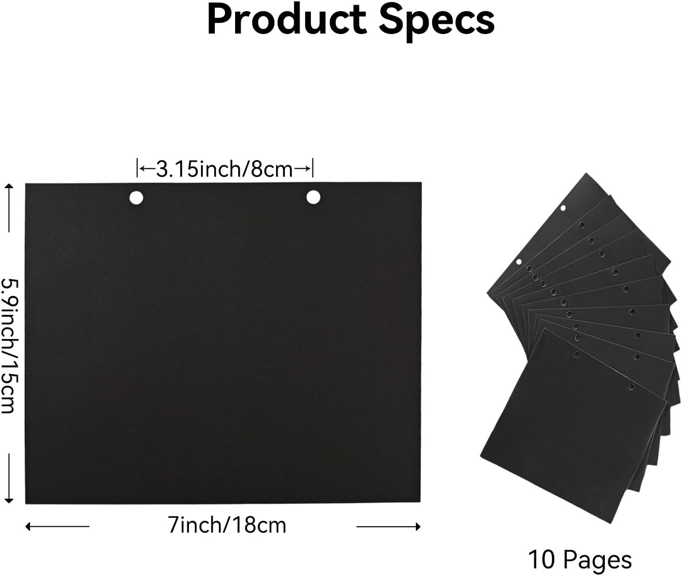 FPG10 Flip Folder Pages, 10 Replacement Sleeves for MusBoard Lyres