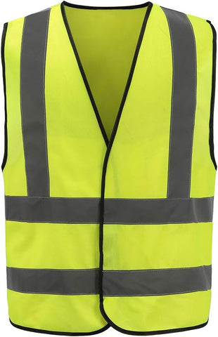 AYKRM 12 colour High visibility viz vest hi vis viz reflective work construction safety vest (XS-8XL)