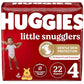 Huggies Size 4 Diapers, Little Snugglers Baby Diapers, Size 4 (22-37 lbs), 22 Count