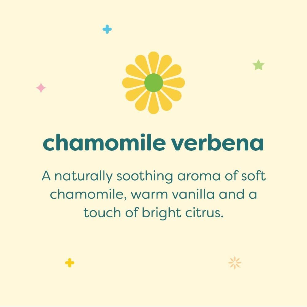 Babyganics Baby Shampoo + Body Wash Pump Bottle, Chamomile Verbena, 16oz