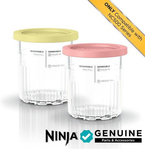 Ninja® CREAMi® XL Tubs 2 Pack with Storage Lids, XSKPNTLD2