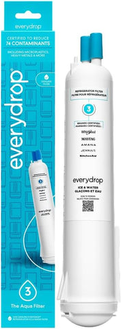 everydrop by Whirlpool Ice & Water Refrigerator Filter 3, Aqua, EDR3RXD1
