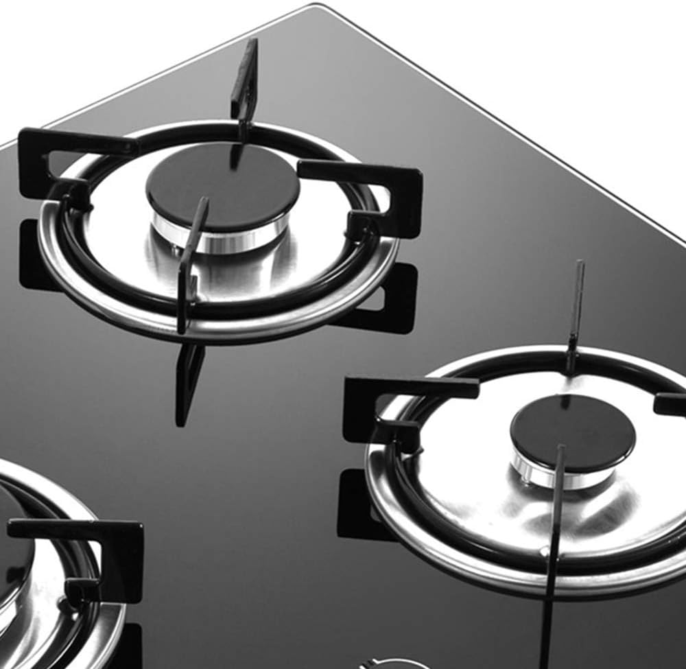 24" Built-in Gas Cooktop, 4 Burner Gas Stovetop for Kitchen Apartment Rvs