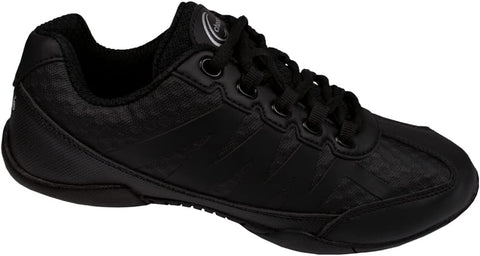 chassé Apex Cheerleading Shoes - White and Black Cheer Shoes for Girls