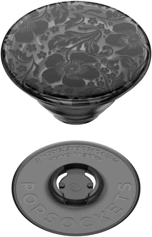 PopSockets Adhesive Phone Grip, Holder- Black Lace