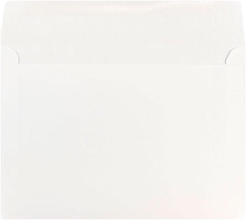 JAM PAPER 7 x 10 Booklet Commercial Envelopes - White - 100/Pack