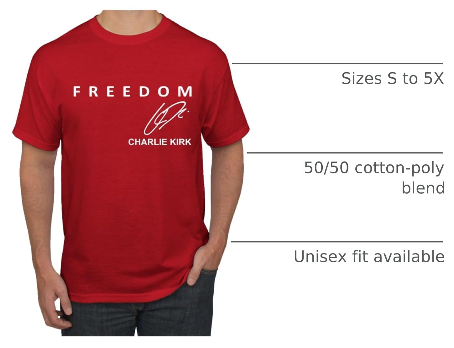 Signature Charlie Kirk Shirt, Christian Conservative Tee for Men Women