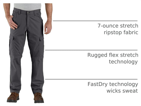Carhartt Men's Force Relaxed Fit Ripstop Cargo Work Pant