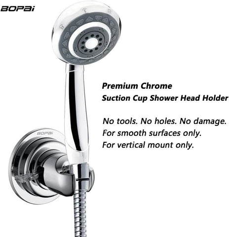 BOPai Suction Cup Shower Head Holder for Handheld Shower