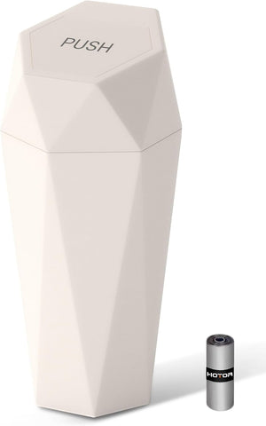 HOTOR Car Trash Can with Lid, Leakproof, Dark Grey, 2 Pack