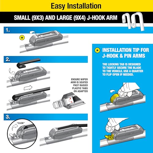 Rain-X 810206 Latitude 2-In-1 Water Repellent Wiper Blades, 26 Inch Windshield Wipers (Pack Of 2), Automotive Replacement Windshield Wiper Blades With Patented Rain-X Water Repellency Formula