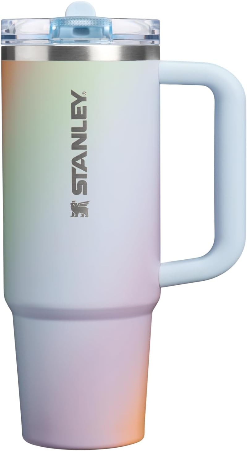 STANLEY Quencher ProTour Flipstraw Tumbler, 30 oz, Sunrise Spiral