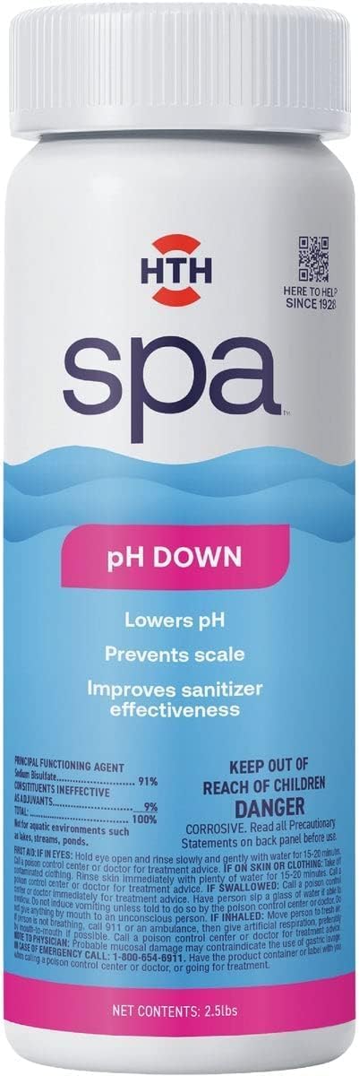 HTH Spa 86132R, pH Down, 2.5 lbs