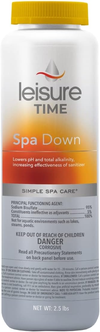 Leisure Time 22338A, Spa Down, 2.5 lbs
