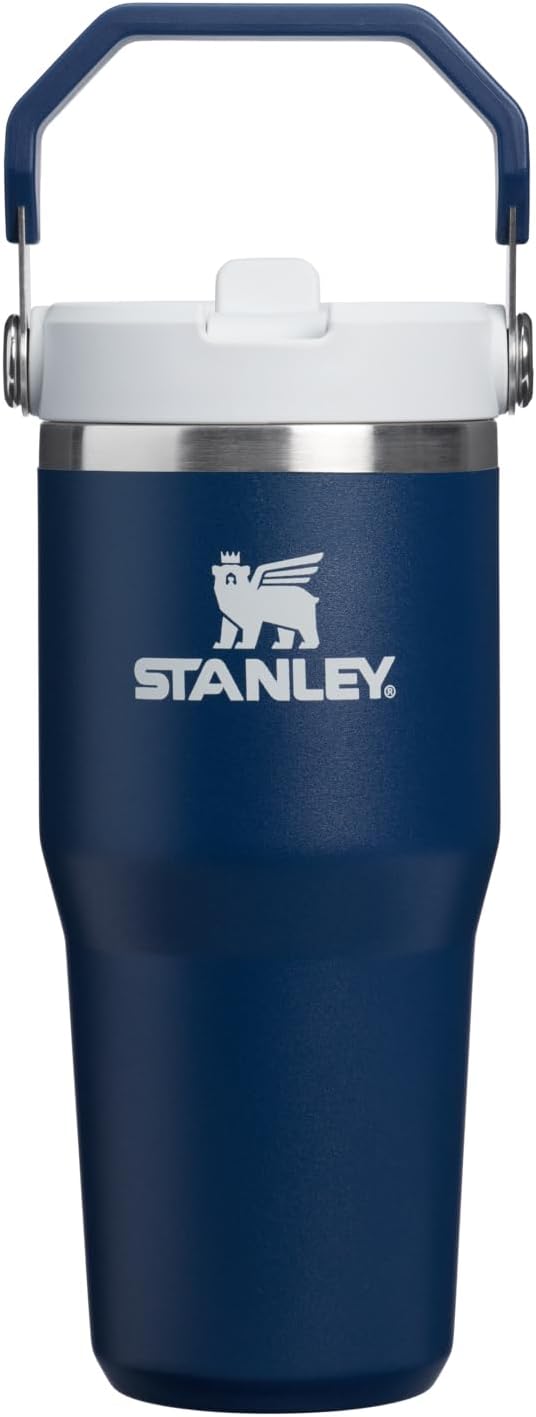 STANLEY IceFlow 2.0 Flip Straw Tumbler, 14 oz, Dark Navy