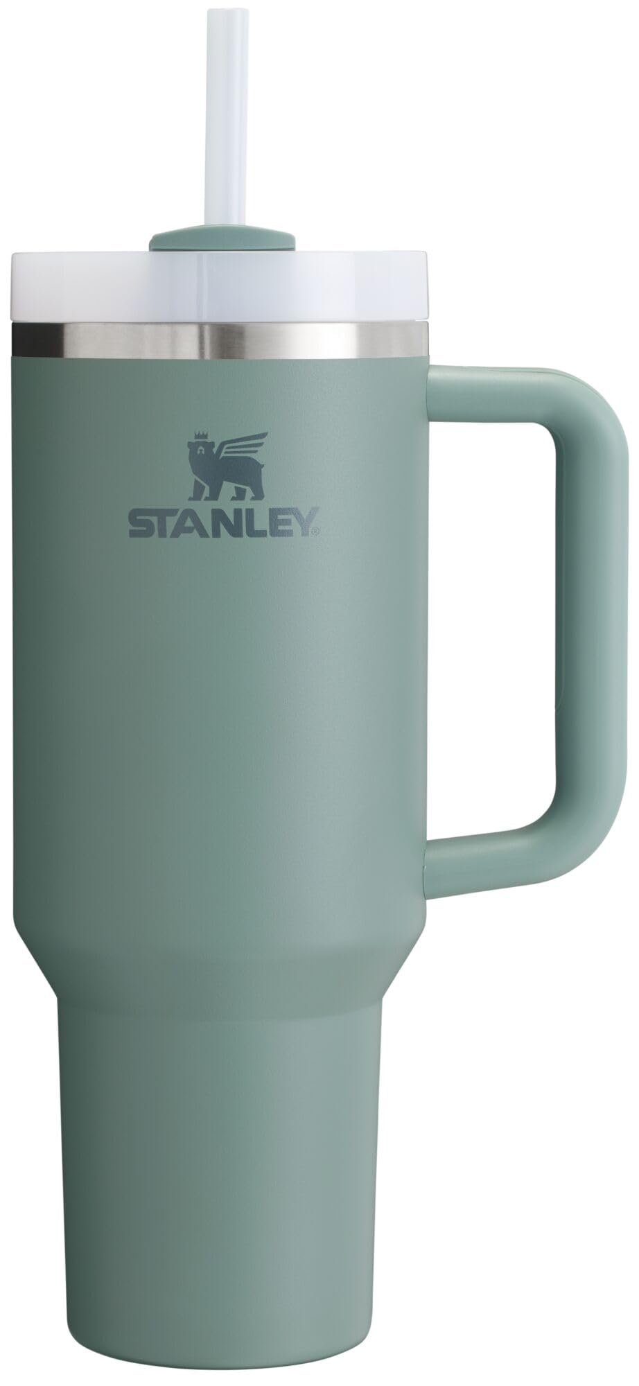 Stanley Quencher H2.0 FlowState Stainless Steel Vacuum Insulated Tumbler with Lid and Straw for Water, Iced Tea or Coffee, Smoothie and More, Shale, 40 OZ / 1.18 L