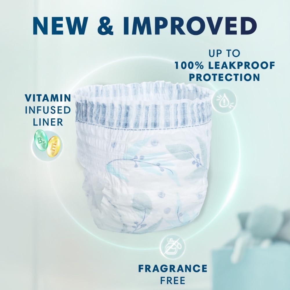 Pampers Pure Protection Training Underwear, Unisex, Size 3T4T, 58 Count, Premium, Hypoallergenic, Soft, Absorbent