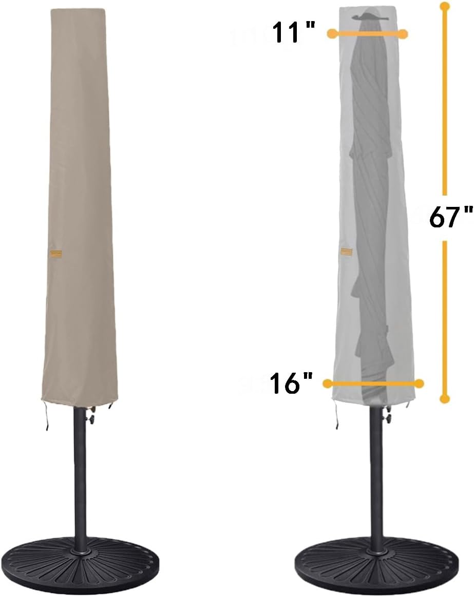 Umbrella Cover for 6ft to 9ft Patio Umbrellas